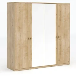Leen Bakker Stockholm 4 deurs kledingkast kinderkamer Outlet
