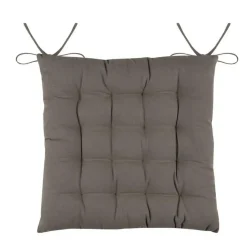 Stof Textile stoelkussens - taupe - 38 x 38 x 3.5 cm Online