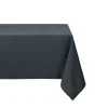Stof Textile Tafelkleed - 145 x 240 cm - donkergrijs - Tafellaken Clearance