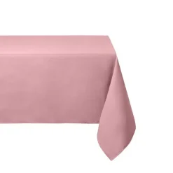 Stof Textile Tafelkleed - 145 x 240 cm - oud roze - Tafellaken Clearance