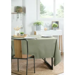 Stof Textile Tafelkleed - 145 x 240 cm - salie groen - Tafellaken Sale