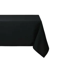 Stof Textile Tafelkleed - 145 x 240 cm - zwart - Tafellaken Sale