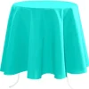 Stof Textiles Tafelkleed - Dia 180 cm - turquoise - Tafellaken New