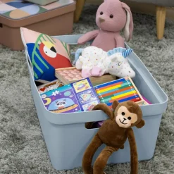 Sunware opbergbox Sigma - kunststof - 45L - lichtblauw Discount