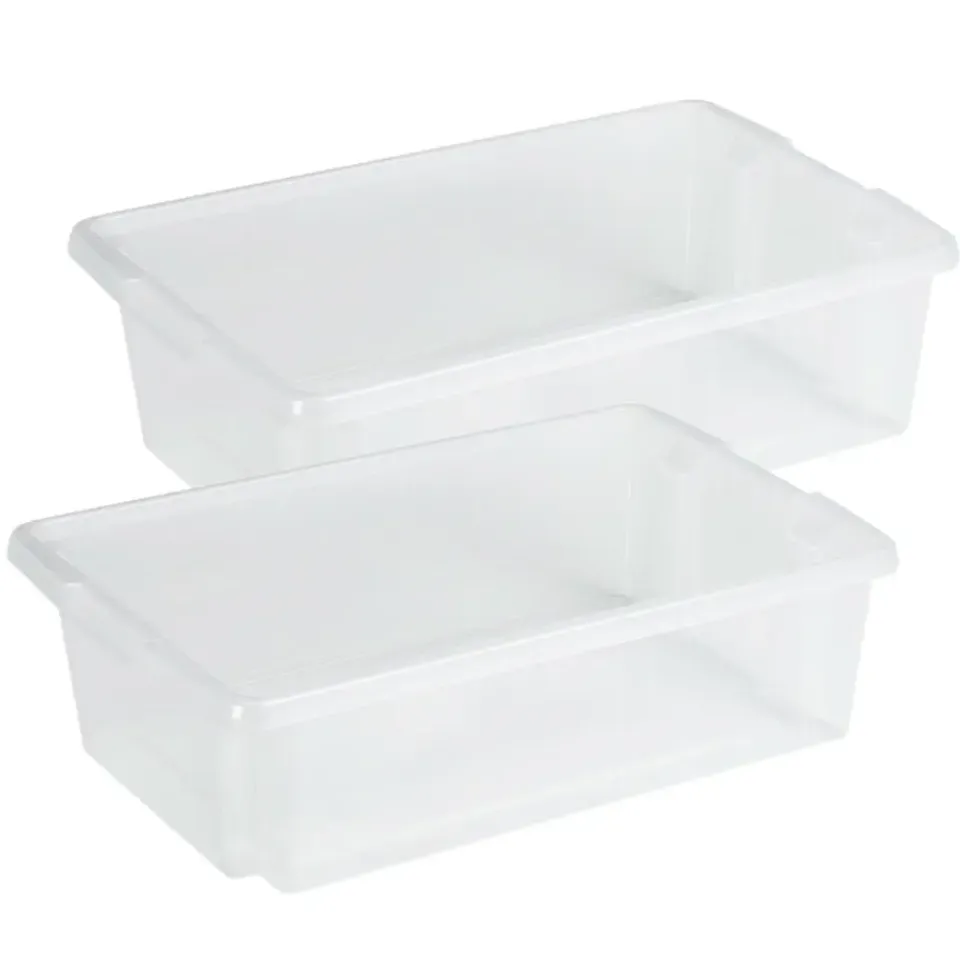 Sunware opslagbox kunststof - 30L - transparant - 59x39x17cm Discount