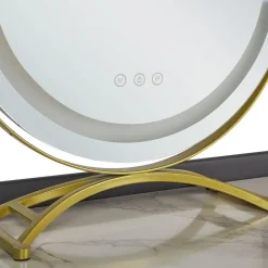 Beliani SURIN - Kaptafel - Grijs - MDF New