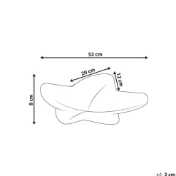 Beliani SURNA - Plafondlamp LED - Wit - Acryl Best