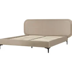 Beliani SUZETTE - Tweepersoonsbed - Beige - 140 x 200 cm - Polyester Online