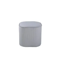 Svea - Arlo poef - rib - grijs