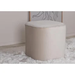 Svea - Arlo poef - velvet - beige New