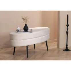 Svea - Axel hocker - velvet - beige Online