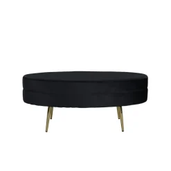 Svea - Axel hocker - velvet - zwart Best