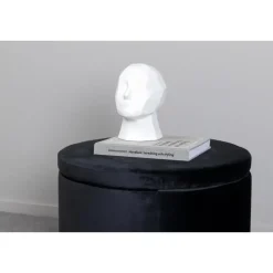 Svea - Blaze poef - velvet - zwart Hot