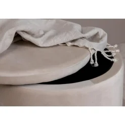 Svea - Blaze poef - velvet - beige Hot