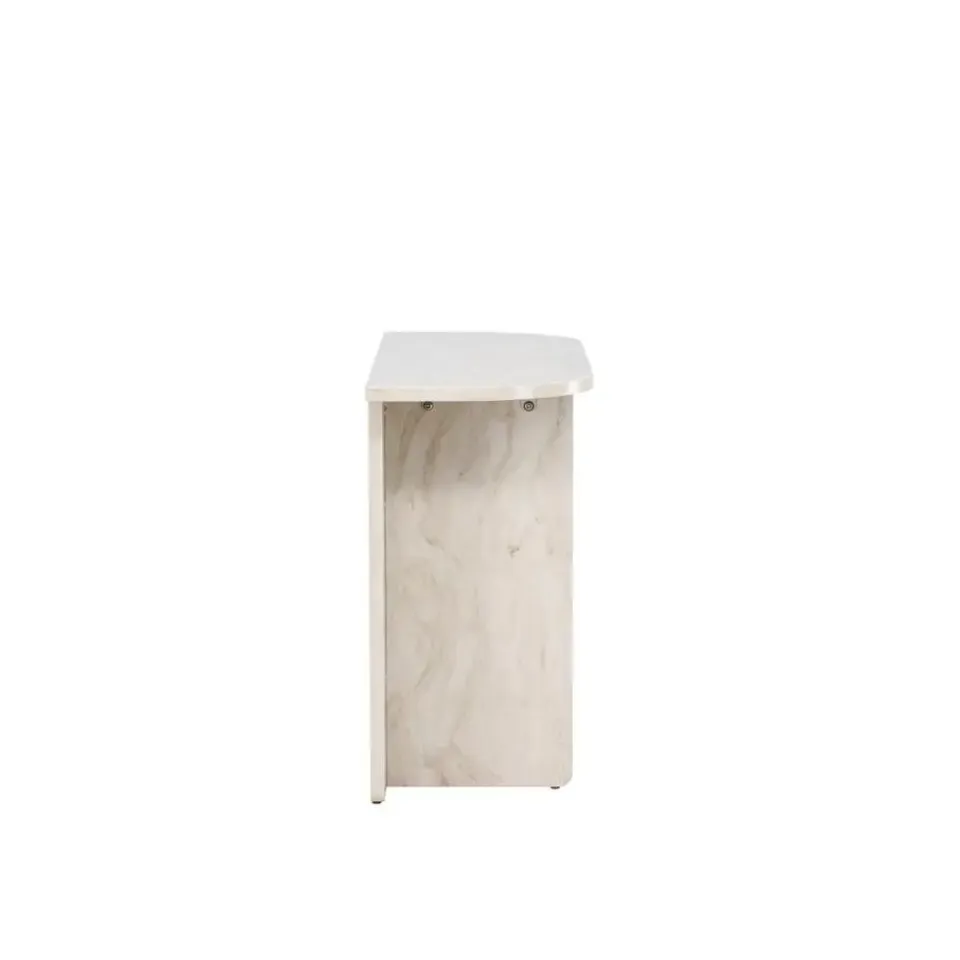 Svea - Carlo sidetable - 120 cm - marmerlook Outlet