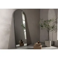 Svea - Cecilia spiegel gebogen - 66 x 193 cm - zwart Sale