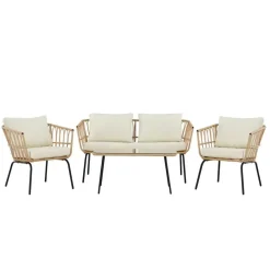 Svea - Cem loungeset - naturel - rattan Outlet