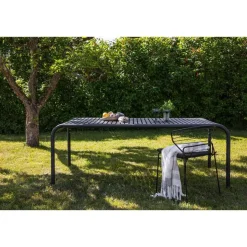 Svea - Elif tuintafel - 200 x 100 cm - zwart Discount