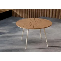 Svea - Esra ronde eettafel - Ø120 cm - beige Discount