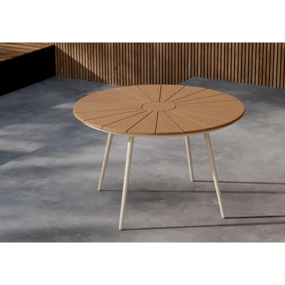 Svea - Esra ronde eettafel - Ø120 cm - beige Discount