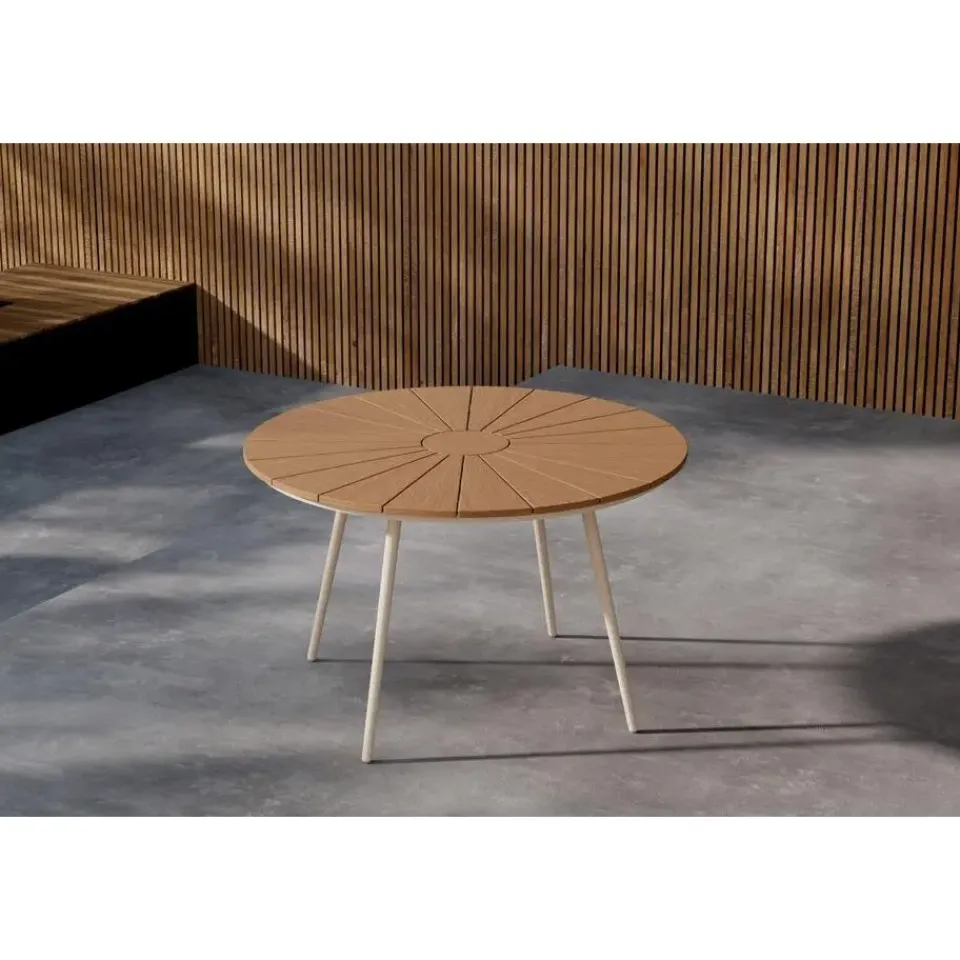 Svea - Esra ronde eettafel - Ø120 cm - beige Discount