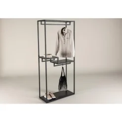 Svea - Ilaria kledingrek - 85 x 188 cm - zwart New