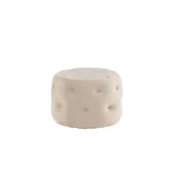 Svea - Juno hocker - velvet - beige Clearance