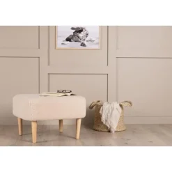 Svea - Kai poef - teddy - beige Outlet
