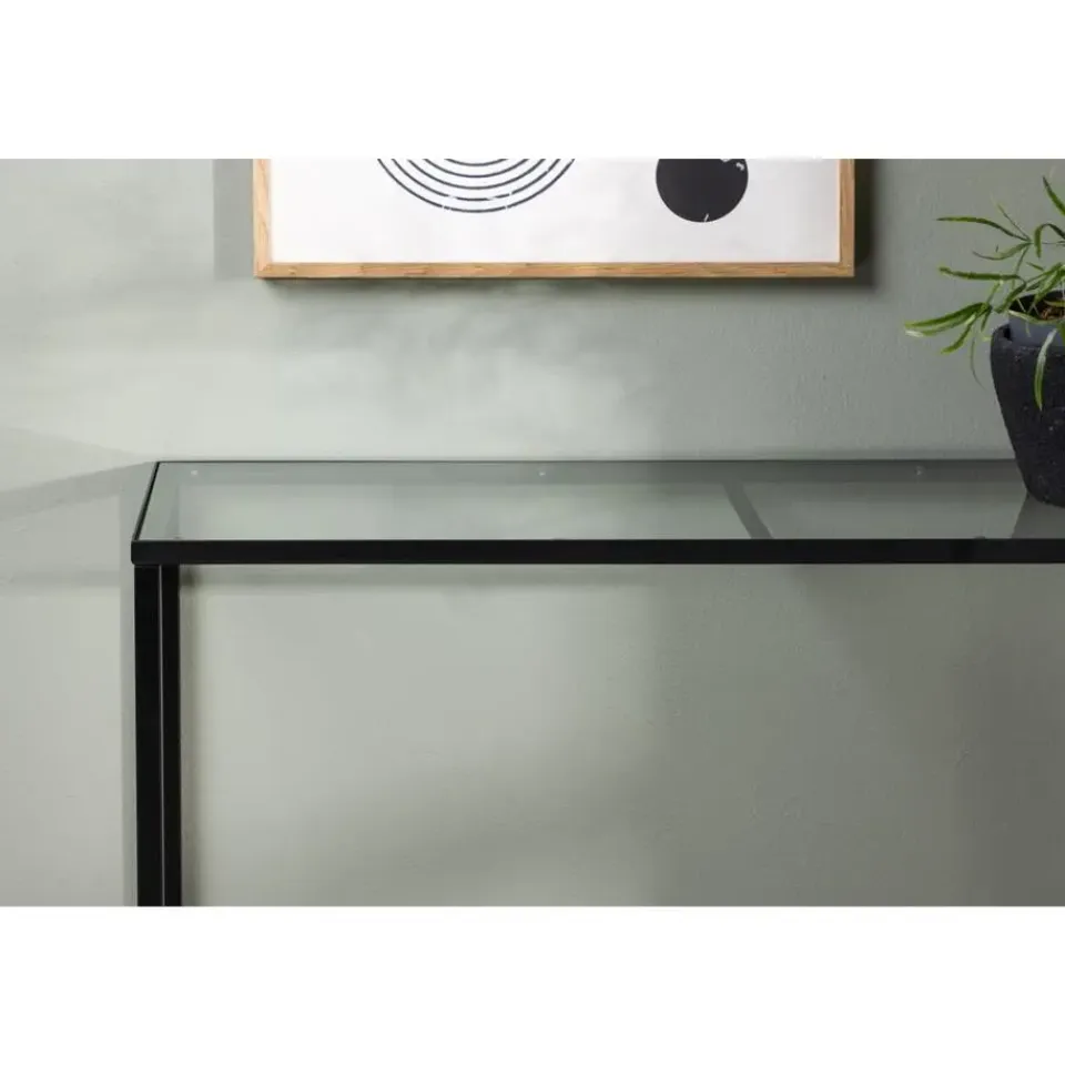 Svea - Leon sidetable - 100 cm - zwart Sale