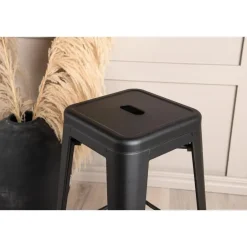 Svea - Metpe barkruk 76 cm - zwart Outlet