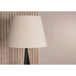 Svea - Nala vloerlamp - 160 cm - linnen - zwart Discount