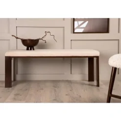 Svea - Noemi eetkamerbank - teddy - 120 cm Discount