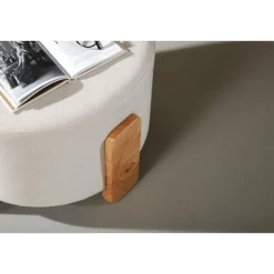 Svea - Nova hocker - boucle - wit Sale