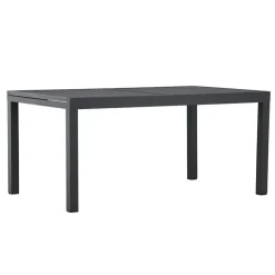 Svea - Pavel tuintafel uitschuifbaar - 160/240 x 100x75 cm - zwart Discount