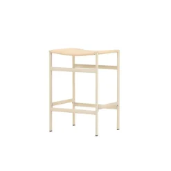 Svea - Polsty barkruk 63 cm - rattan - beige Clearance