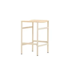 Svea - Polsty barkruk 63 cm - rattan - beige Clearance