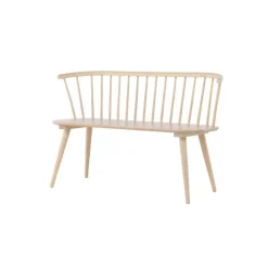 Svea - Rahimi eetkamerbank - 120 cm - naturel New