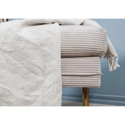 Svea - Tess hocker - rib - beige Outlet