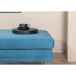 Svea - Tess hocker - velvet - blauw Best