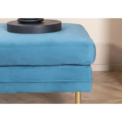 Svea - Tess hocker - velvet - blauw Best