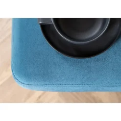 Svea - Tess hocker - velvet - blauw Best