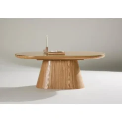 Svea - Violetta ovale salontafel - 60 x 120 cm - naturel Discount