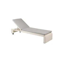 Svea - Yuri ligbed - wicker - wit/grijs Best