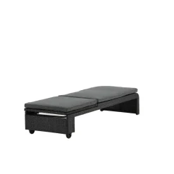 Svea - Yuri ligbed - wicker - zwart Online