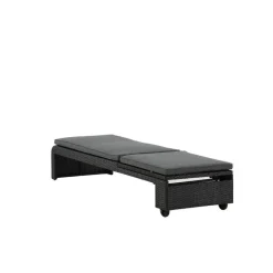 Svea - Yuri ligbed - wicker - zwart Online