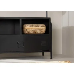 Svea - Zanda kledingrek - 175 x 100 cm - zwart New