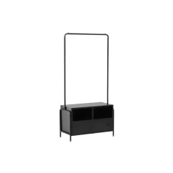 Svea - Zanda kledingrek - 175 x 100 cm - zwart New