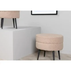 Svea - Zane hocker - teddy - beige Online