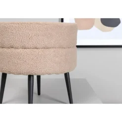 Svea - Zane hocker - teddy - beige Online