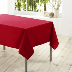 Wicotex Tafelkleed rood - polyester - 140 x 200 cm - tafelkleden Online